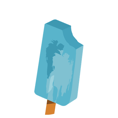 Paleta sabor chicle