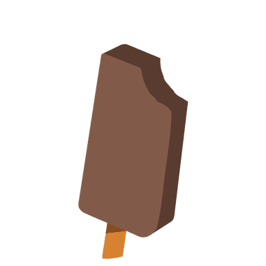 Paleta sabor chocolate