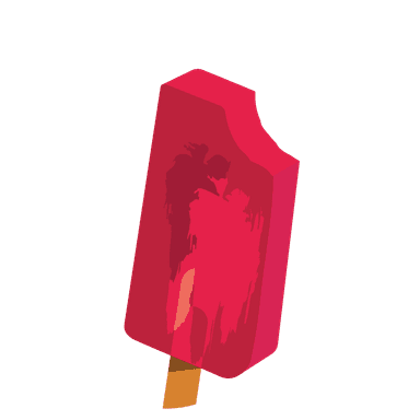 Paleta sabor jamaica