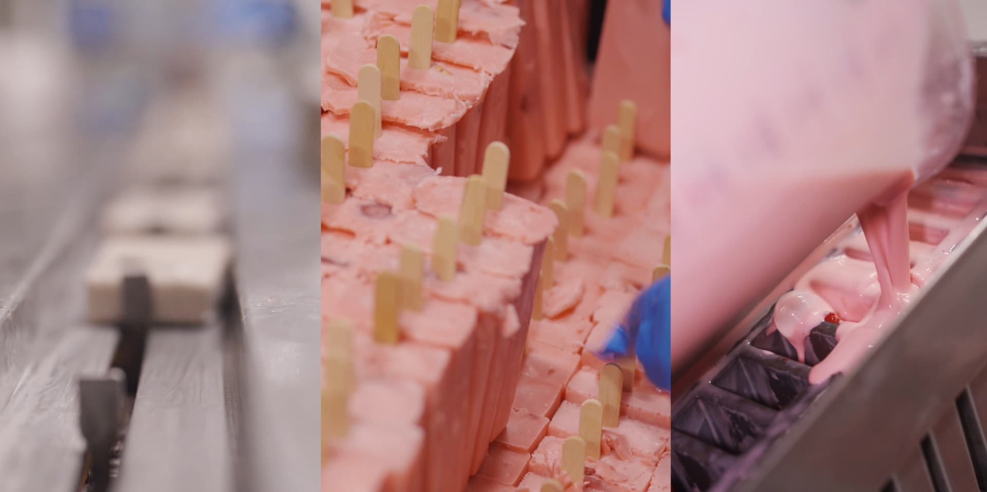 Ice pop production line